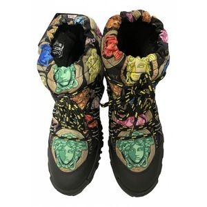 Multi Color Versace Amplified Winter Snow Boots 38